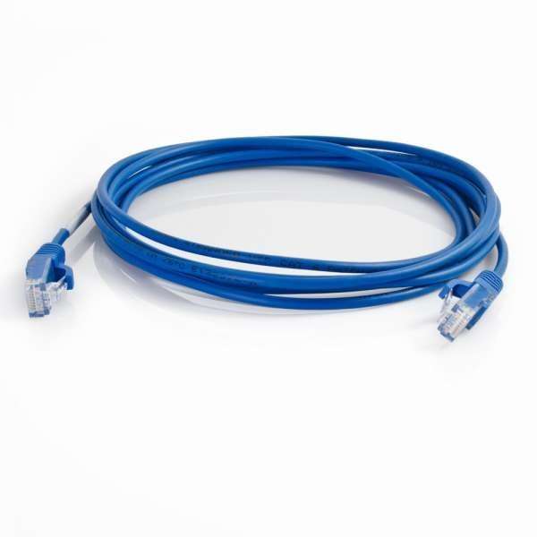 Q-Series 28 AWG CAT6 Patch Blue Cable