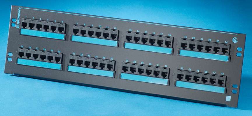 Clarity 6 48-Port Category 6 Patch Panel
